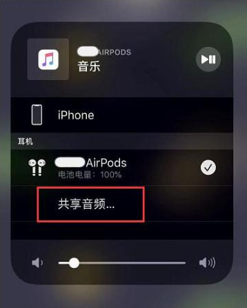 龙港苹果14音频维修点分享iPhone14音频共享设置方法 