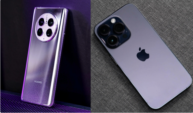龙港苹果14维修分享华为Mate50与iPhone14哪个好？ 
