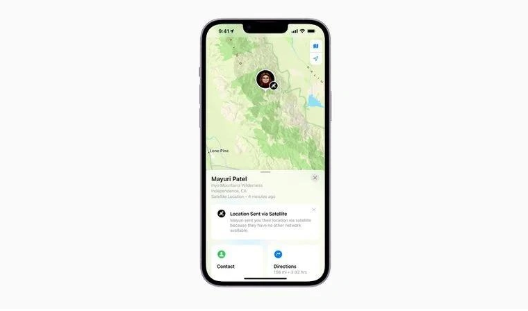 龙港苹果14维修分享iPhone14系列中 FindMy功能通过卫星分享位置方法教程 